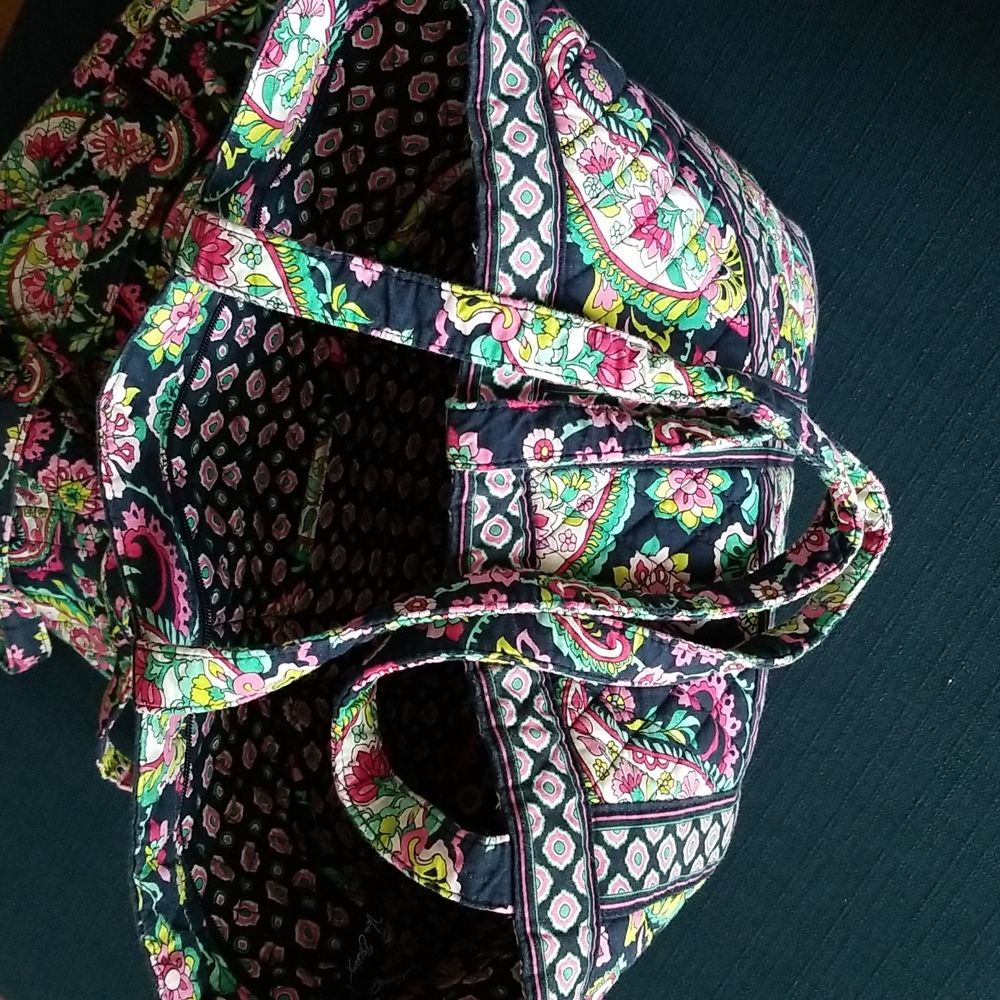 Vera Bradley Petal Paisley Market Tote - Picture 2 of 4